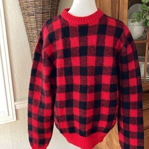 Vintage Christopher Hayes 100% Wool Crewneck Grandpa Sweater Size XL